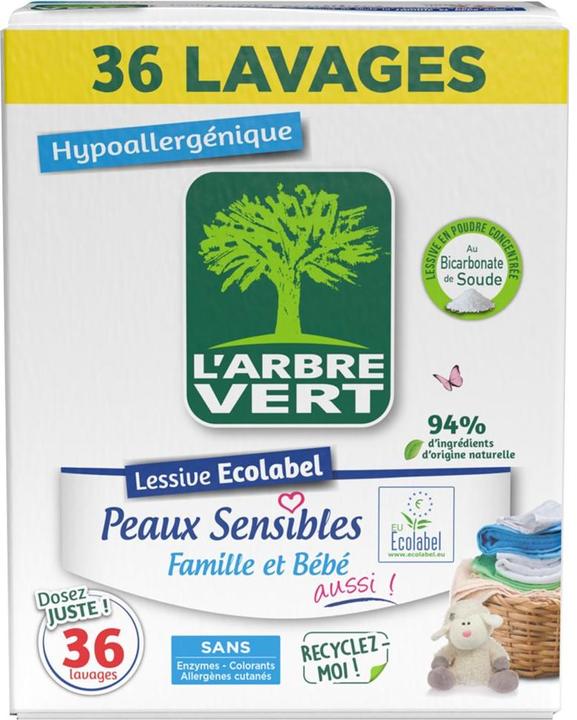 Produktbild L'arbre vert Öko-Waschmittel (36 Waschgänge, Waschpulver)