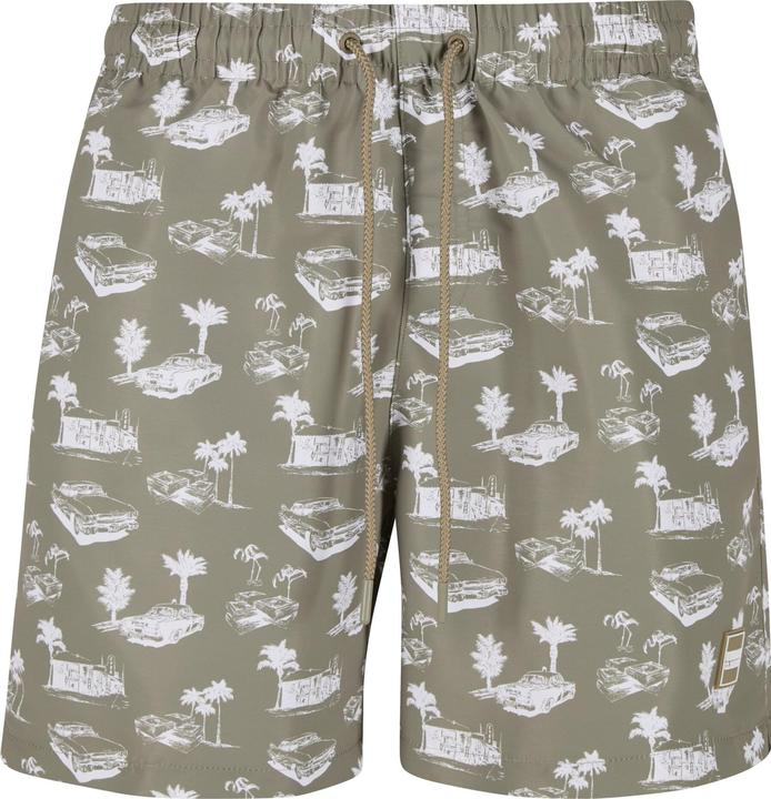 Actual product image Urban Classics Pattern Swim Shorts - 4984 (XXL)