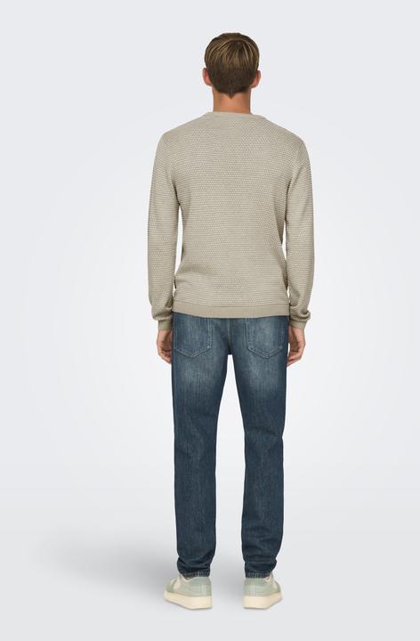 Produktbild Only & Sons Rundhalsausschnitt Pullover Strickpullover (XL)