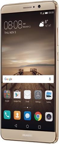 Actual product image Huawei Mate 9 (64 GB, Champagne Gold, 5.90", Hybrid Dual SIM, 20 Mpx, 4G)