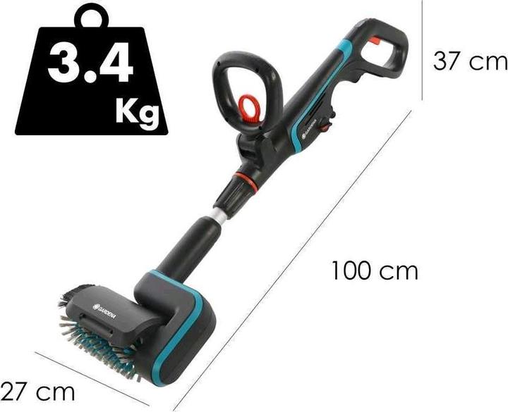 Produktbild Gardena Akku-Multi-Reiniger Aqua Brush Patio 03/18V P4A solo (Akkubetrieb)