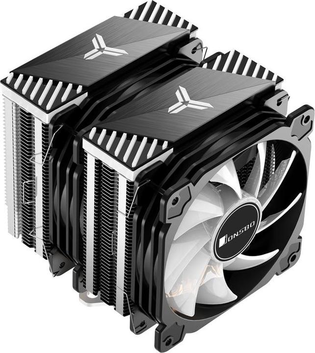 Actual product image Jonsbo CR-2000 GT CPU Cooler Dual Tower, ARGB - 2x 120mm (159 mm)