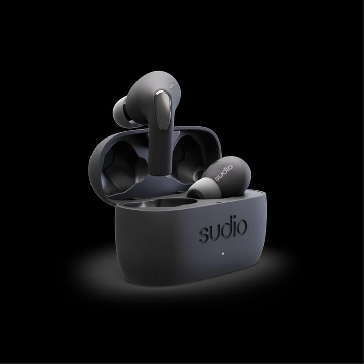 Actual product image Sudio E2 Wireless Bluetooth Earbuds Black (ANC, 6.50 h, Wireless)