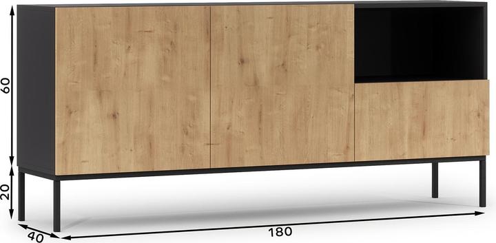 Produktbild ELTAP Lanzzi (180 x 40 x 80 cm)