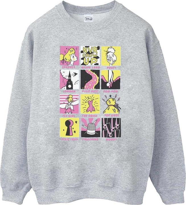 Disney Tinkerbell Squares Sweatshirt Mädchen (152, 158)
