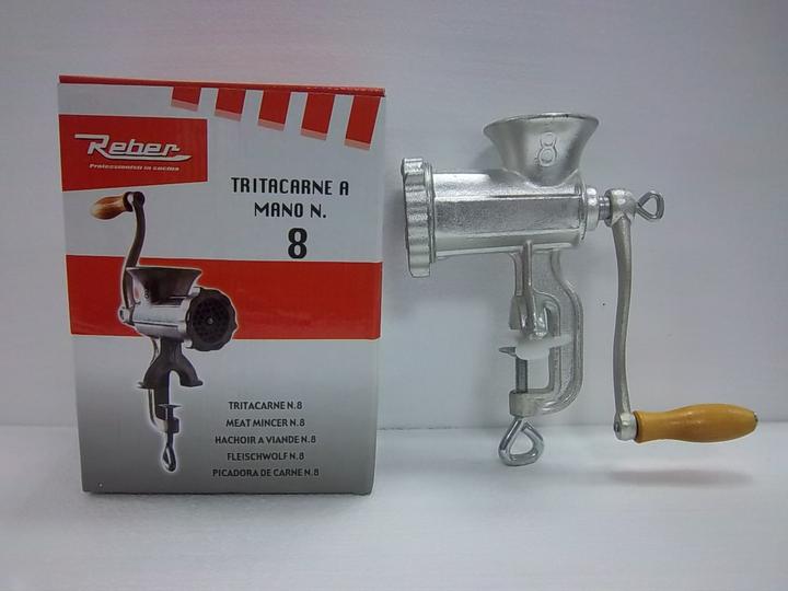 Image du produit Reber n 8 Hachoir à viande manuel avec serre-joint et manivelle