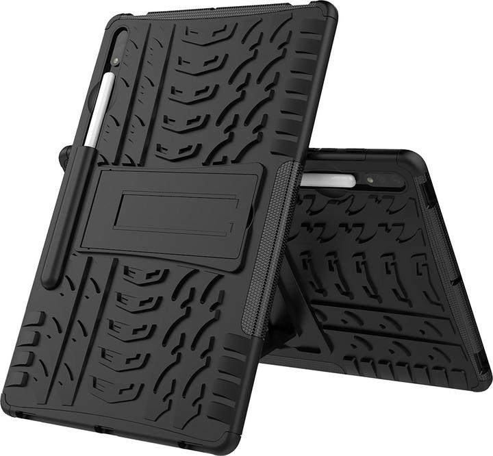 Actual product image Cazy Extreme Case Compatible with Samsung Galaxy Tab S7 FE/Tab S7 Plus - Hybrid plastic case - (Galaxy Tab S7 FE)