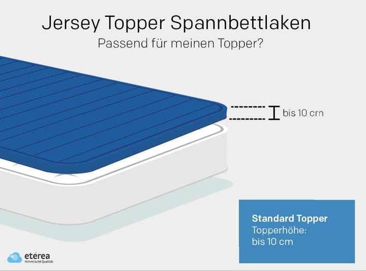 Actual product image Etérea Comfort Jersey Topper (180 x 200 cm, 200 x 200 cm)