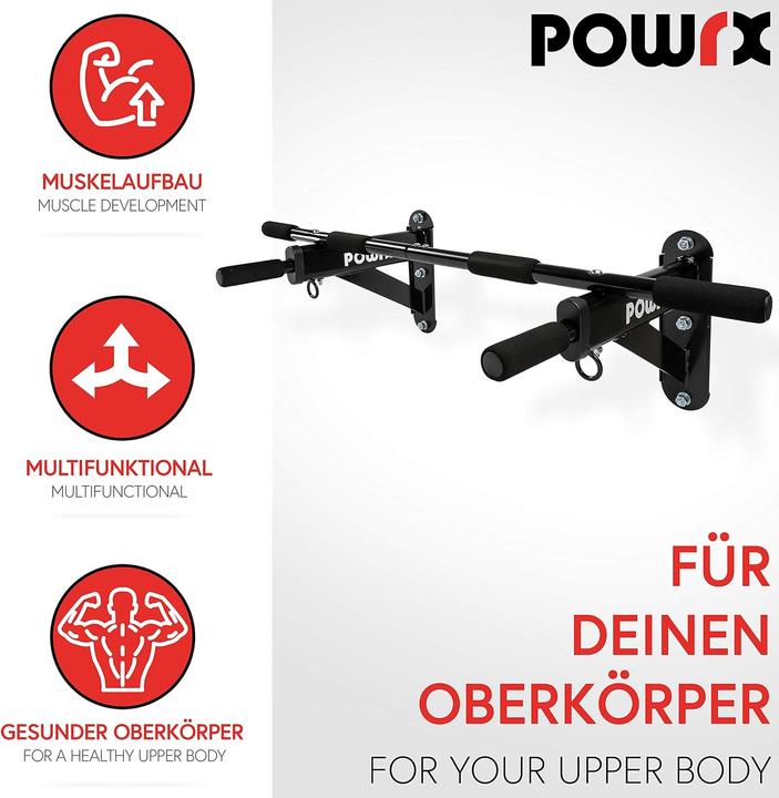 Immagine prodotto Powrx Nero Deluxe (fino a 136 kg)