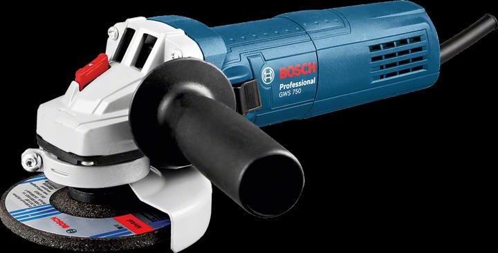 Bosch Professional Winkelschleifer GWS 750-125 (125 mm) inkl. Schruppscheibe (125 mm) (125 mm)
