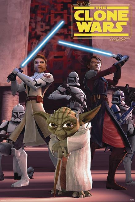 Produktbild Star Wars The Clone Wars Poster Group 68,5 x 101,5 cm
