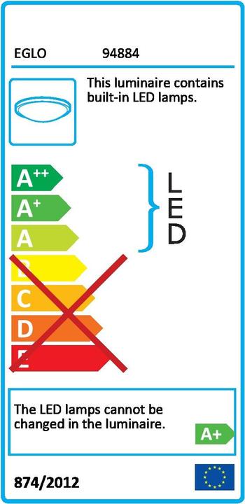 Energie-Label EGLO Wasao 1 (2040 lm)