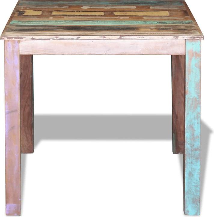 Produktbild VidaXL Esstisch Altholz 80x82x76 cm,Farbe: Mehrfarbig,Material (80 x 82 x 76 cm)