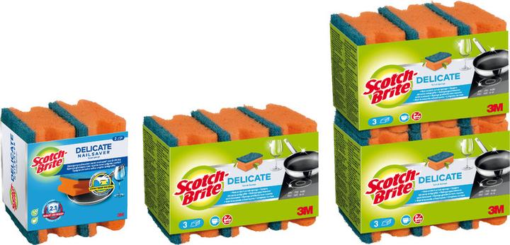 Actual product image Scotch-Brite Sponge Universal (3 pcs.)