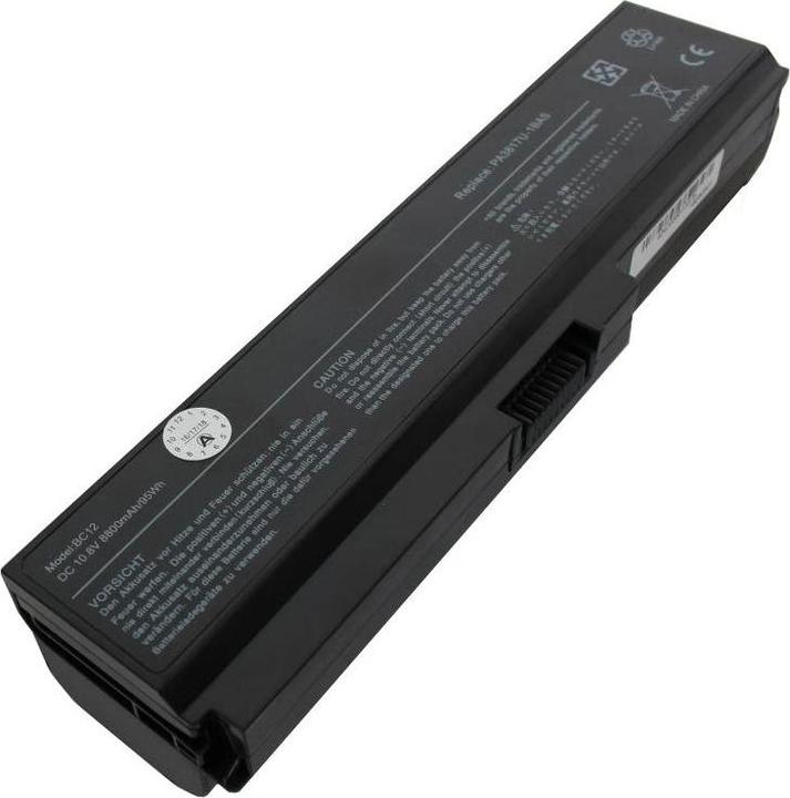 Actual product image Toshiba Battery PABAS230, PA3817U-1BRS, PA3818U-1BRS, PA3819U-1BRS, PABAS178, PABAS227, PABAS228 (6 Cells, 8800 mAh)