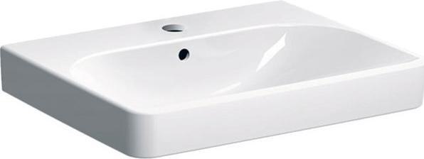 Geberit Waschtisch Smyle Square 60 cm wei mit Beschichtung 500229018 (480 mm, 600 mm)