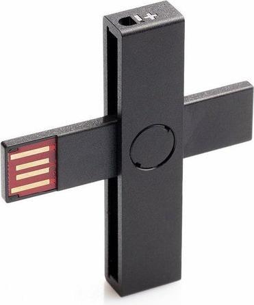 Image du produit Pluss Lecteur de carte à puce ID noir (USB 2.0)