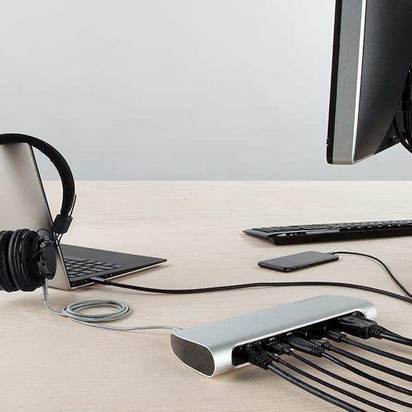 Produktbild Belkin Thunderbolt 3 Express Dock HD (USB-A, Thunderbolt, 1 Ports)