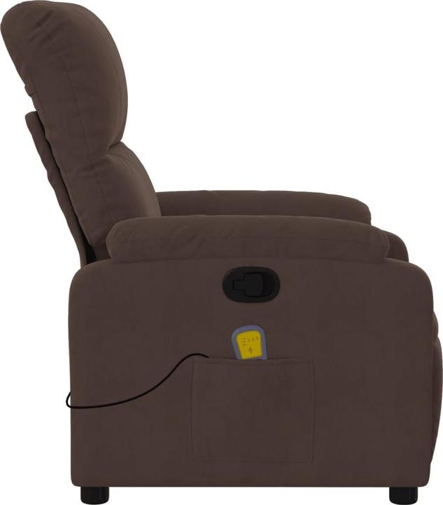 Produktbild VidaXL Massagesessel Braun Mikrofasergewebe,Farbe: Braun,Material