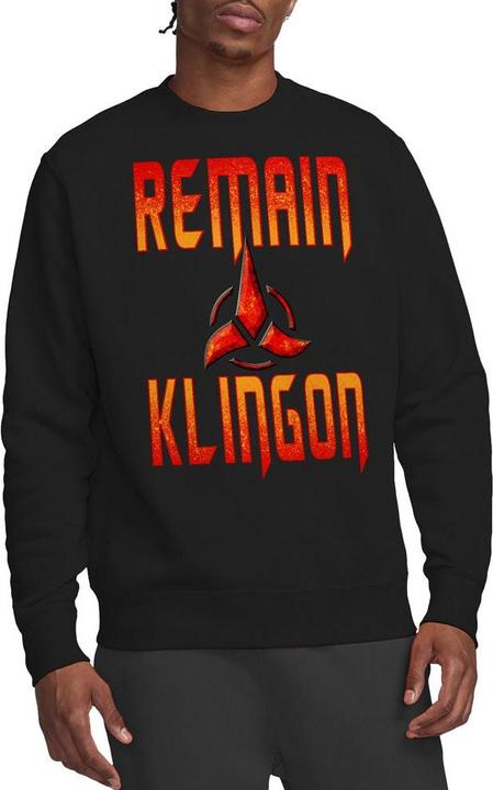 Immagine prodotto Universal Textiles Remain Klingon Felpa Adulto Unisex (XL)