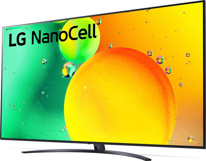 Actual product image LG TV 75" NANO UHD SMART TV WIFI 4K DVB-T2 ALEXA GOOGLE 75NANO766 ITA (75", NANO76, Nano-Cell, 4K, 2022)