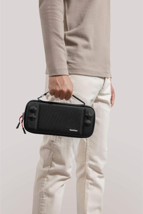 Actual product image tomtoc Cienkie etui NS FancyCase-G05 (czarny) (Switch OLED)
