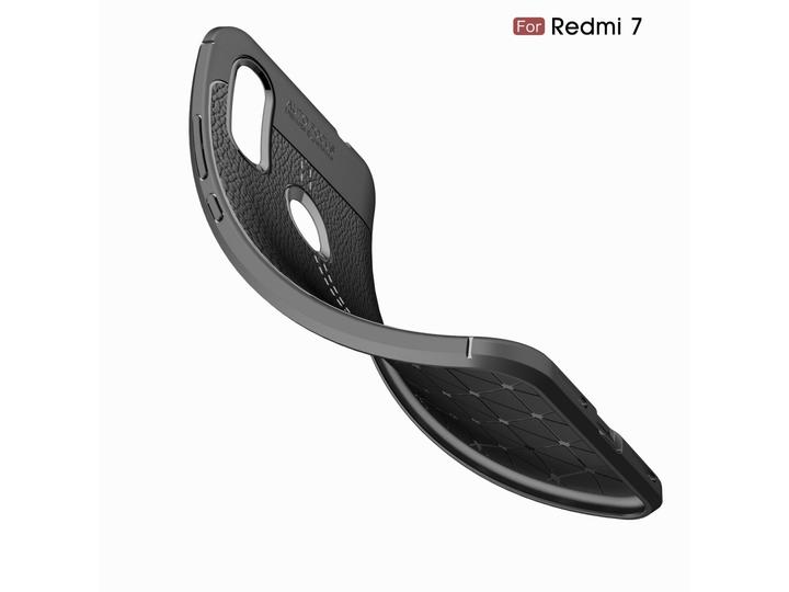 Produktbild Screenguard Xiaomi Redmi 7 Hülle Leather Design TPU Cover (Xiaomi Redmi 7)