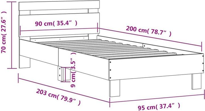 Actual product image VidaXL Jarena (90 x 200 cm)