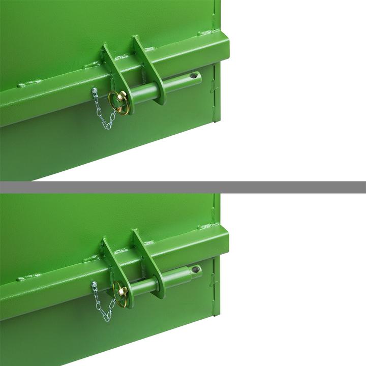 Produktbild Dema Heckcontainer / Heckmulde 1200S grün 800kg (410 l)