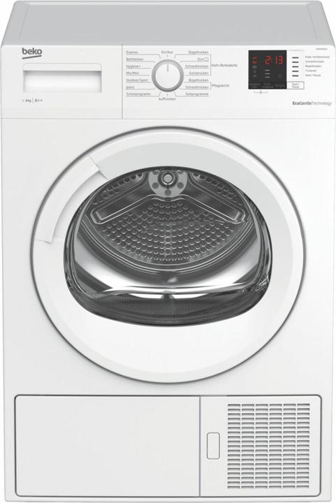 Actual product image Beko Condenser dryer with heat pump DS8433GX0 (8 kg, Right)