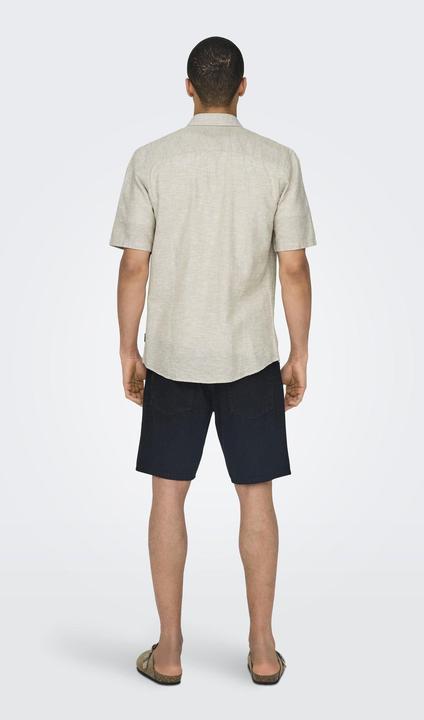 Image du produit Only & Sons Chemise à manches courtes en lin (XS)