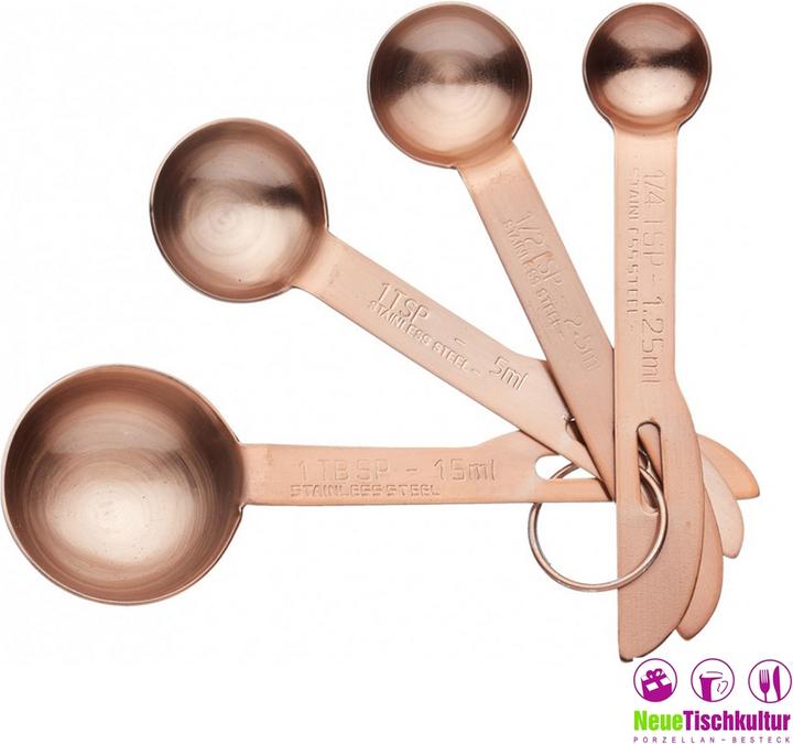 Produktbild neuetischkultur Messlöffel-Set 4-tlg., Edelstahl (24 ml)