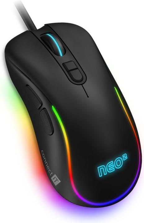 Produktbild Connectit CONNECT IT NEO 2 Gaming-Maus+SW, 7200 DPI, schwarz (Kabelgebunden)