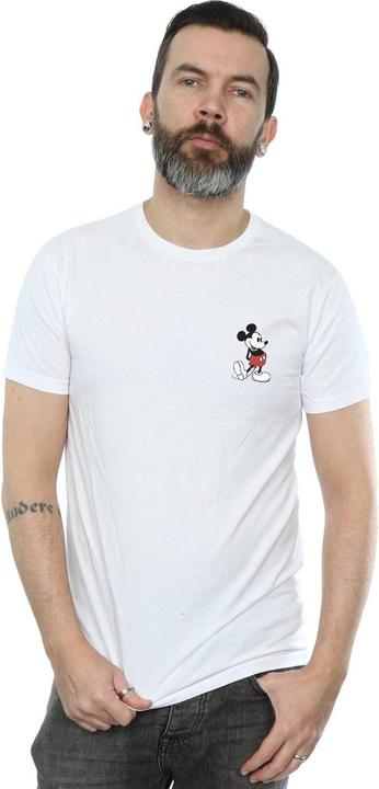 Immagine prodotto Disney Mickey Mouse Kickin Retro Chest Maglietta Uomo (L)