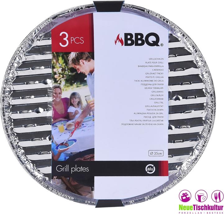 Actual product image neuetischkultur Aluminium grill tray 35 cm, set of 3