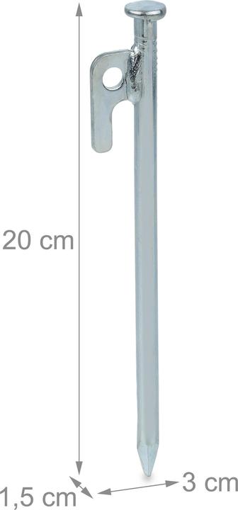 Actual product image Relaxdays 14x ground peg