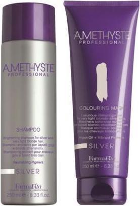 Immagine prodotto Farmavita Maschera colorante Amethyste - Argento 250ml (250 ml, Shampoo liquido)