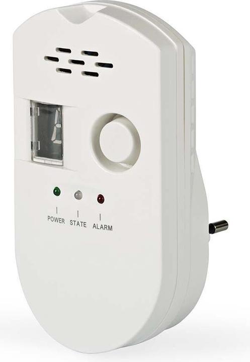 Image du produit Nedis Alarme gaz | Alimentation secteur | Durée de vie du capteur : 10 ans | Conforme à la norme EN : EN