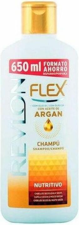 Produktbild Revlon Professional FLEX KERATIN shampoo nourishing argan oil 650 ml (650 ml, Flüssiges Shampoo)