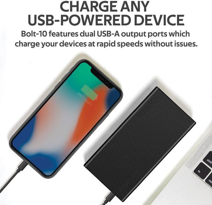 Actual product image ProMate Bolt-10 Power Bank 10W (10000 mAh, 37000 Wh)