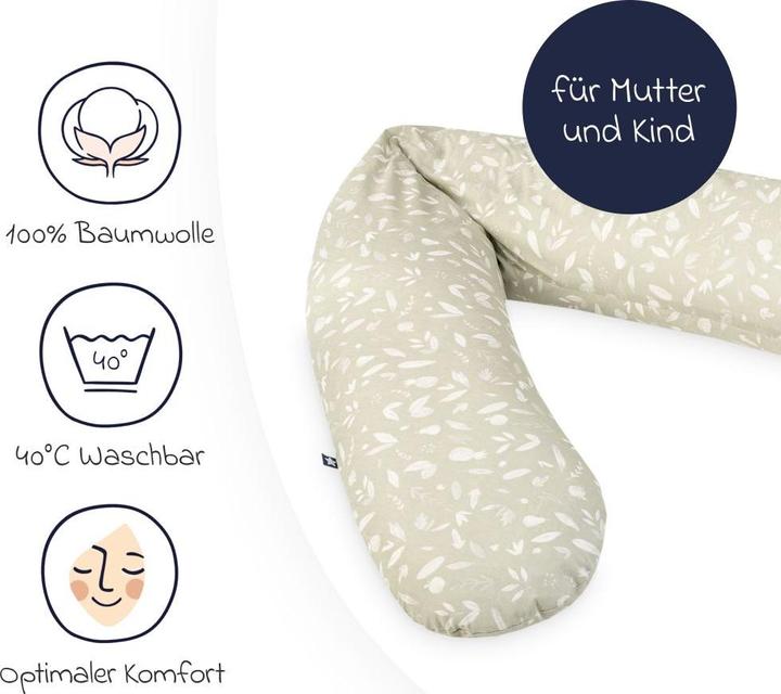Actual product image Julius Zöllner Nursing pillow Jersey Tropic 190 cm (190 cm)