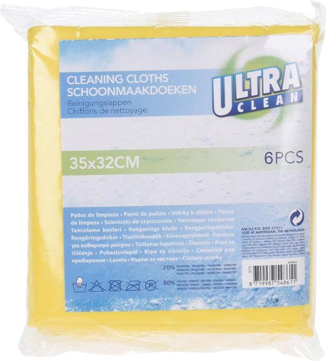 Produktbild Ultra Clean Reinigungslappen 6st 35x32cm (6 Stk.)