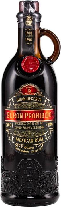 Produktbild El Ron Prohibido Solera 15 Reserva Finest Blended Mexican Rum (1 x 70 cl)