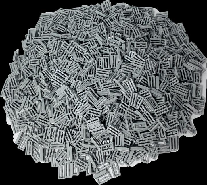 Immagine prodotto LEGO Piastrelle a griglia 1x2 Grigio chiaro - 2412b NUOVO! Quantità 100x (LEGO Classic)