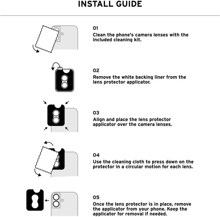 Productafbeelding UAG Cameralens bescherming (3 Stuk, Apple iPhone 16 Plus)
