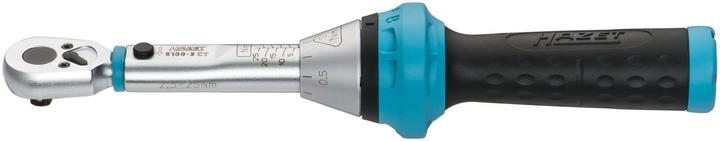 Actual product image HAZET Torque wrench 5108-3CT ∙ Nm min-max: 2.5 - 25 Nm ∙ Tolerance: 3% ∙ Square, solid 6.3 mm (1/4 … (1/4", 2.50 Nm, 25 Nm)