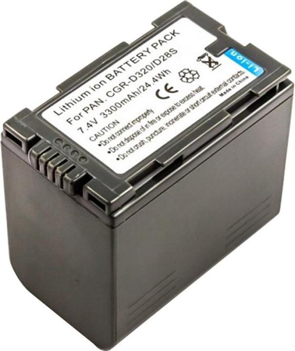 Actual product image AccuCell Akku Panasonic CGR-D320, VW-VBD35, -VBD40 (Camera battery)