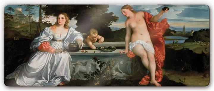 Produktbild Trenddeko Tizian - Himmliche und irdische Liebe (40 x 100 cm)