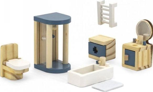 Produktbild Viga Toys Puppenhaus-Möbelset für das Badezimmer, VIGA PolarB