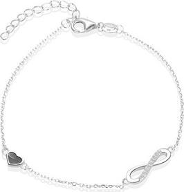 Beneto Fashion silver bracelet endless love AGB629 / 21